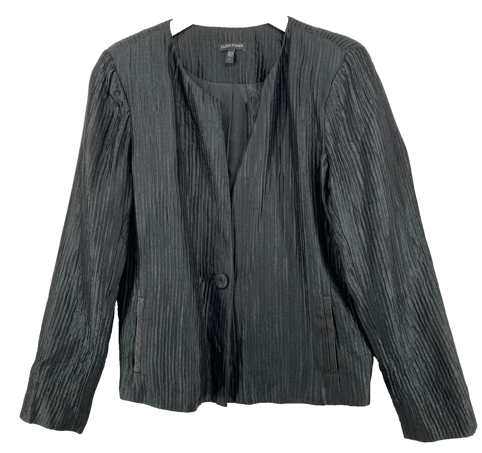 Trajes de seda mezcla Eileen Fisher Negro & Suit Separates para Mujeres