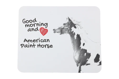 Amerikaans Paint Horse muismat met paard Art-Dog