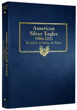 Whitman Classic Coin Album 3395 US Silver Eagle ASE 1986-2021  Book