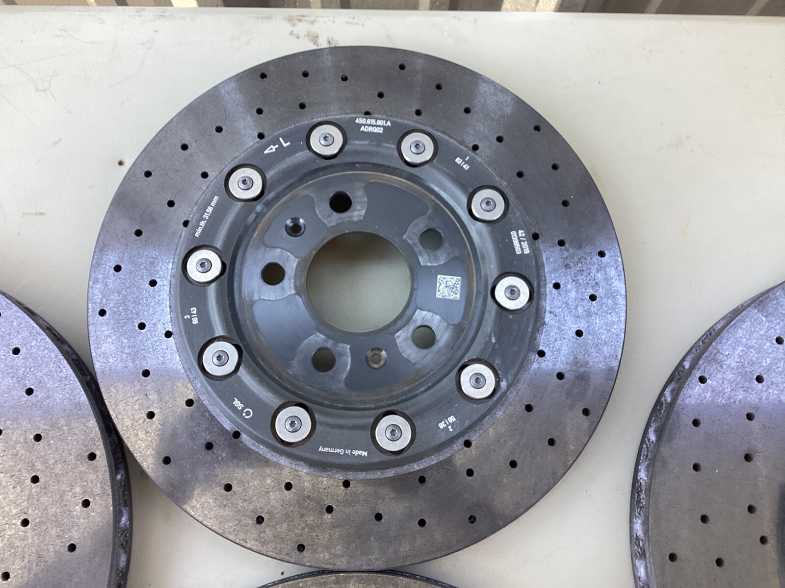 4OEM Lamborghini Huracan EVO Carbon Ceramic Brake Rotors 2020