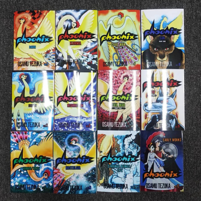 Phoenix Manga Vol 1-12 Full Set By Osamu Tezuka English Comic Book