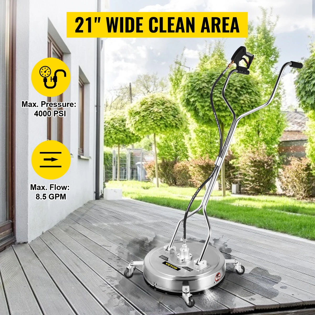 Surface cleaner for electric pressure washer deals