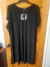 Antthony Original Black Jersey Stretchable Dress Womens Plus size P3X NWT 