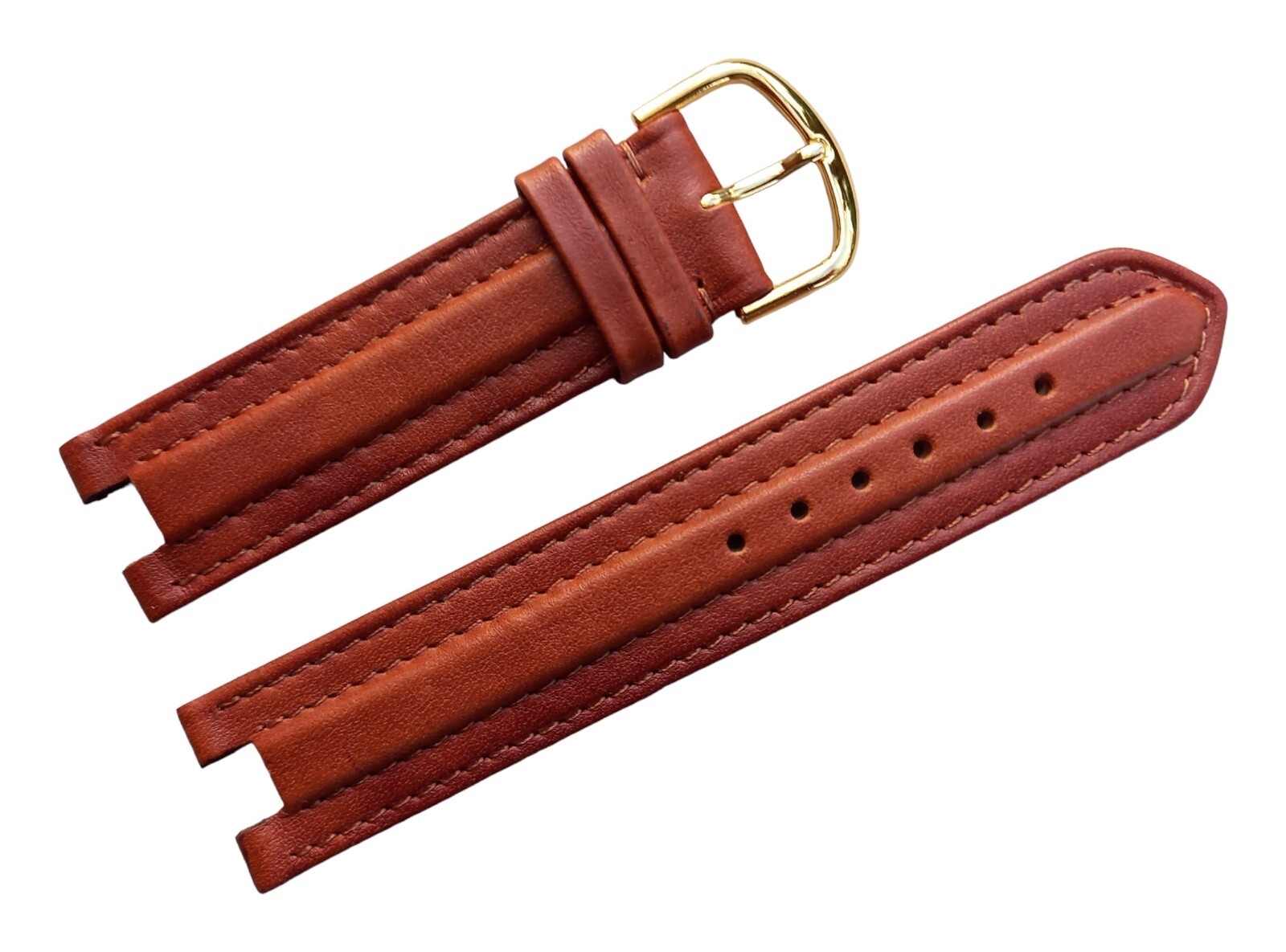 Bracelet montre marron 20 mm fente 8 mm pour réparer votre attache