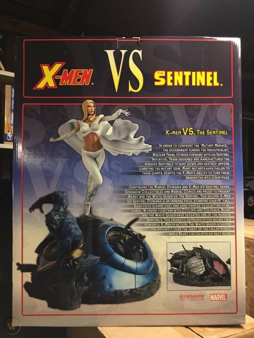 Sideshow Marvel X-Men vs. Sentinel # 2 Beast & White Queen Sideshow Marvel X-Men vs. Sentinel # 2 Beast & White Queen