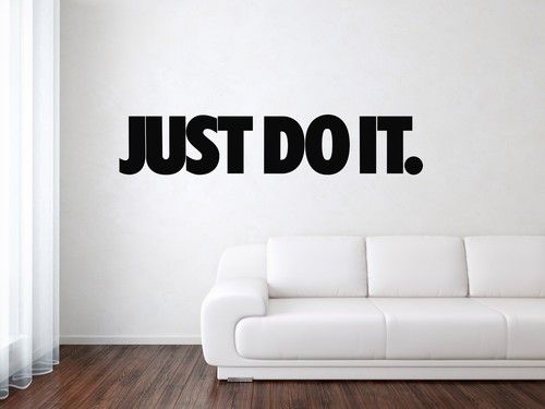 Nike Just Do It Wall Decal Sport Team Art Mural Vinyl Decor Sticker Extra Large - Picture 1 of 3