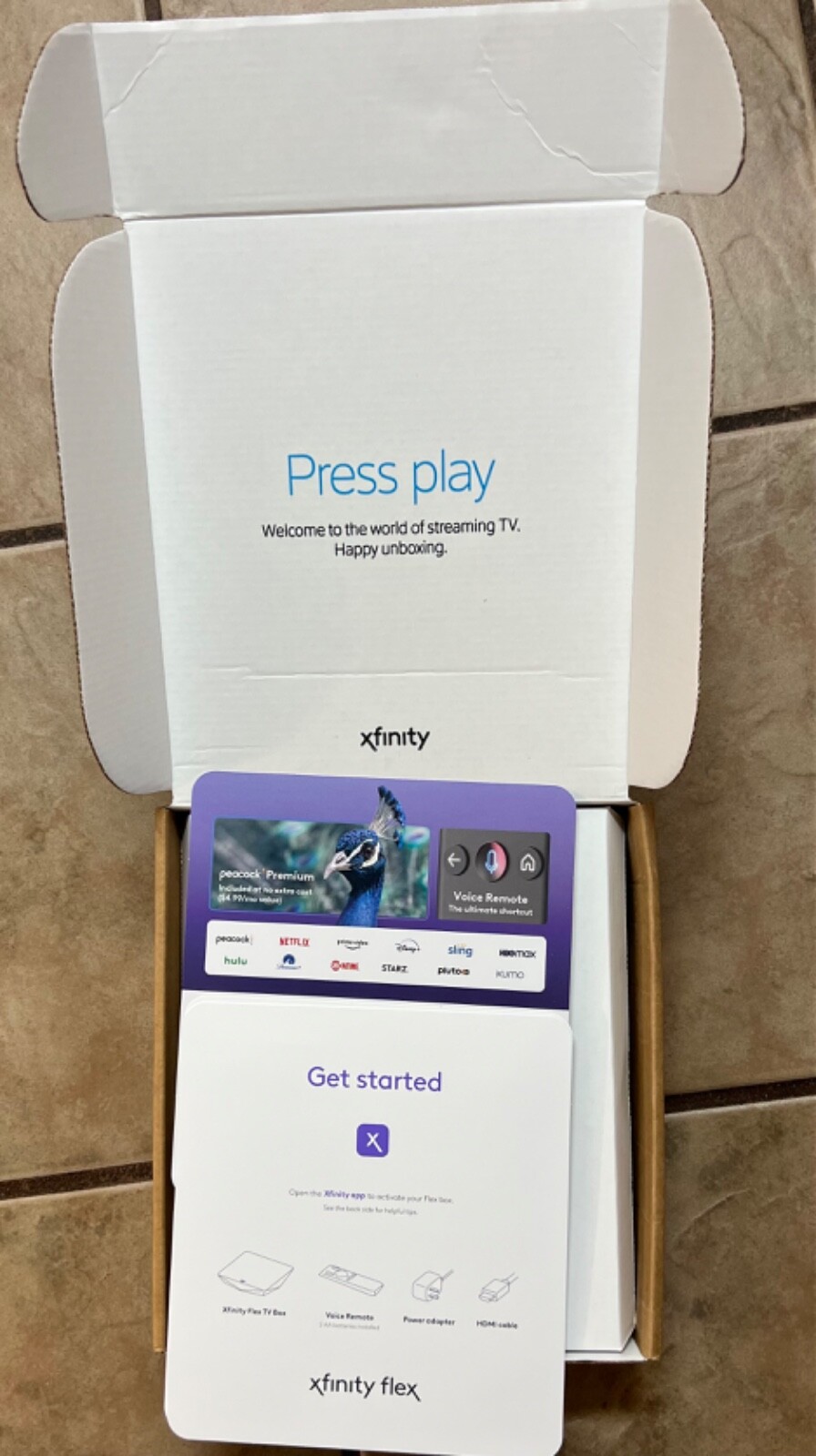 (NEW) XFINITY Flex Xi6A Model AX061AEI Streaming TV Box + Remote