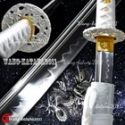 Elegant Silver Dragon Full Tang Sharp Japanese Katana Sword T10 Clay Tempered