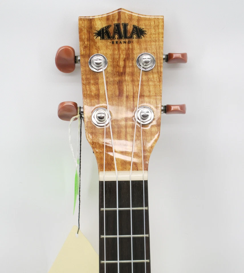 Kala KA-FMC Natural Satin Flame Maple Concert Ukulele w/ Deluxe Bag - Image 2 of 4