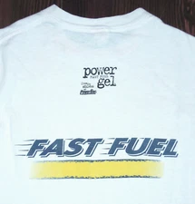 T Shirt Vintage 90s POWERBAR Power Gel Single Stitch Cycling Hiking Gym Size SM