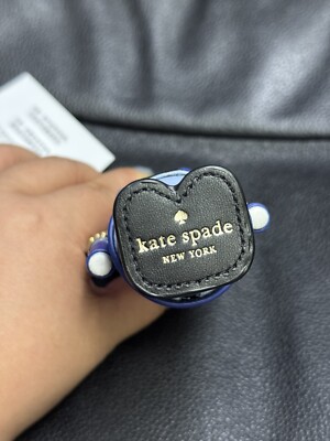 Kate Spade キーホルダー マスコット型 青　ナッツクラッカー　チャーム Kate Spade キーホルダー マスコット型 青 ナッツクラッカー