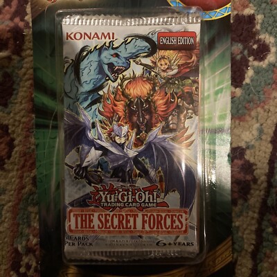 YuGiOh The Secret Forces Booster Pack 2 Rares 8 Commons 10 Cards New  728192490040| eBay