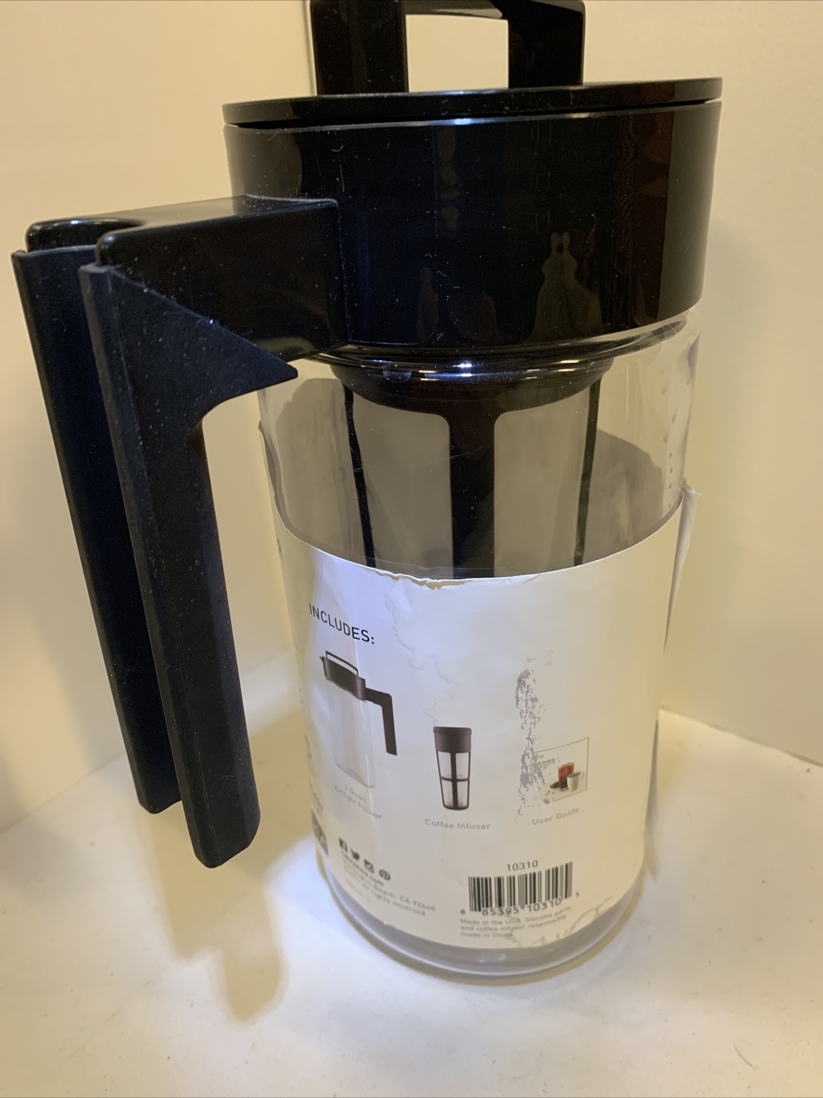 Takeya Patented Deluxe Cold Brew Coffee Maker, 1 qt, Black NWT eBay