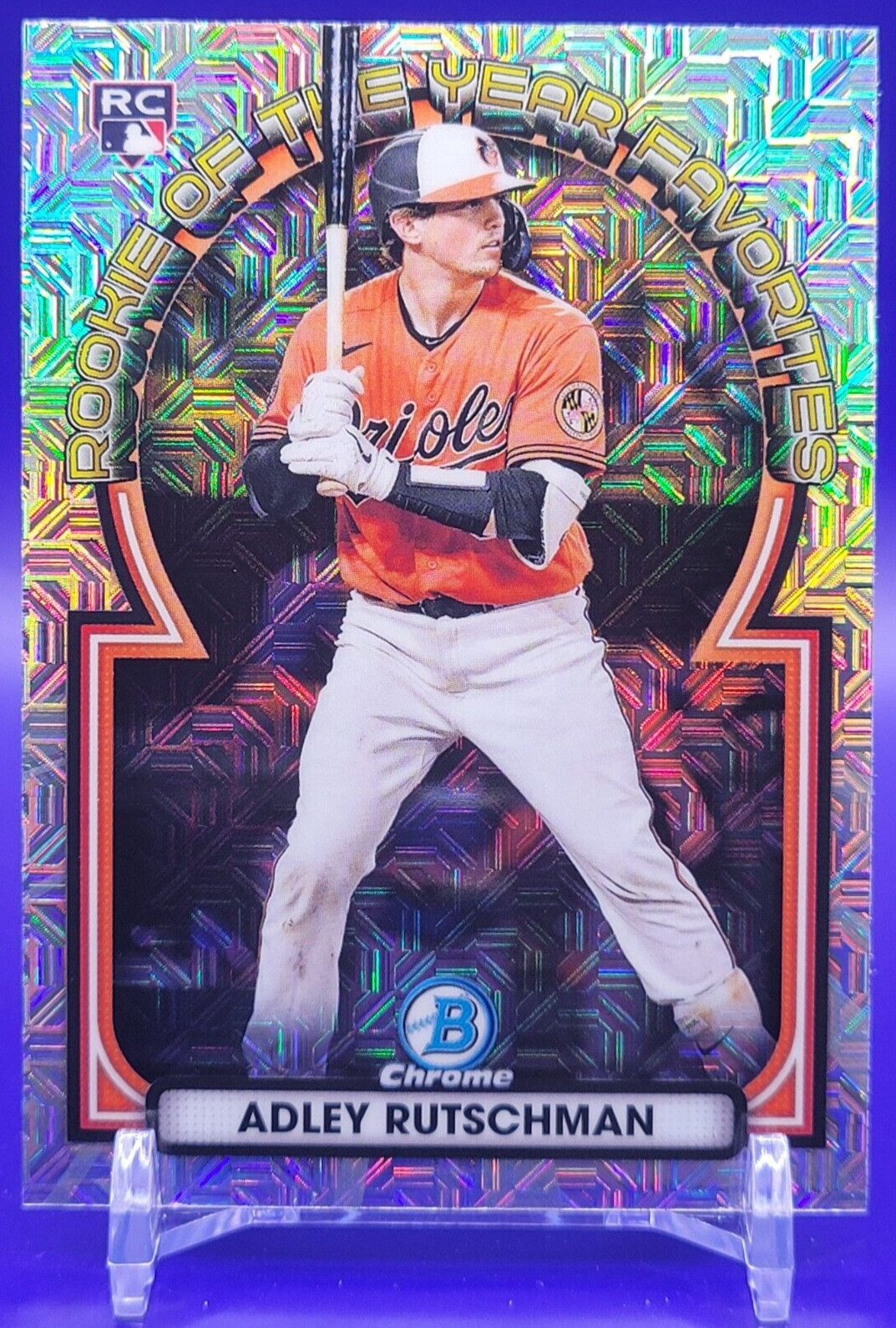 2023 Bowman Chrome Mojo Rookie of the Year Favorites Adley Rutschman ROYF-4