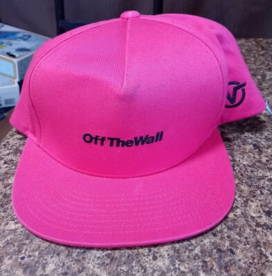 Vans Distort Off The Wall Adjustable Snapback Hat Cap Hot Pink