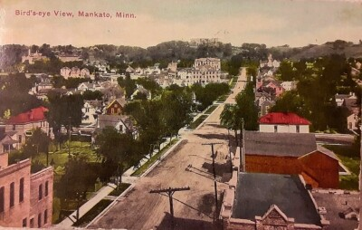 #ad #ad Vintage Old 1913 Photo Postcard Bird#x27;s Eye View of MANKATO Minnesota Stamp $12.50