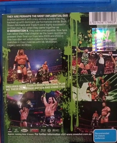 WWE - D-Generation X : One Last Stand (Blu Ray, 2011) - Region B - Picture 2 of 2
