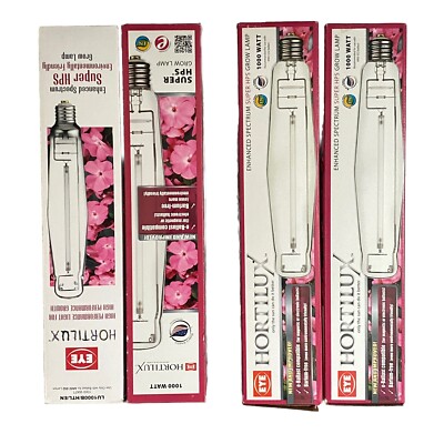 Eye Hortilux 1000W Enhanced Super HPS Grow Light Bulb Lamp Watt High Pressure X4