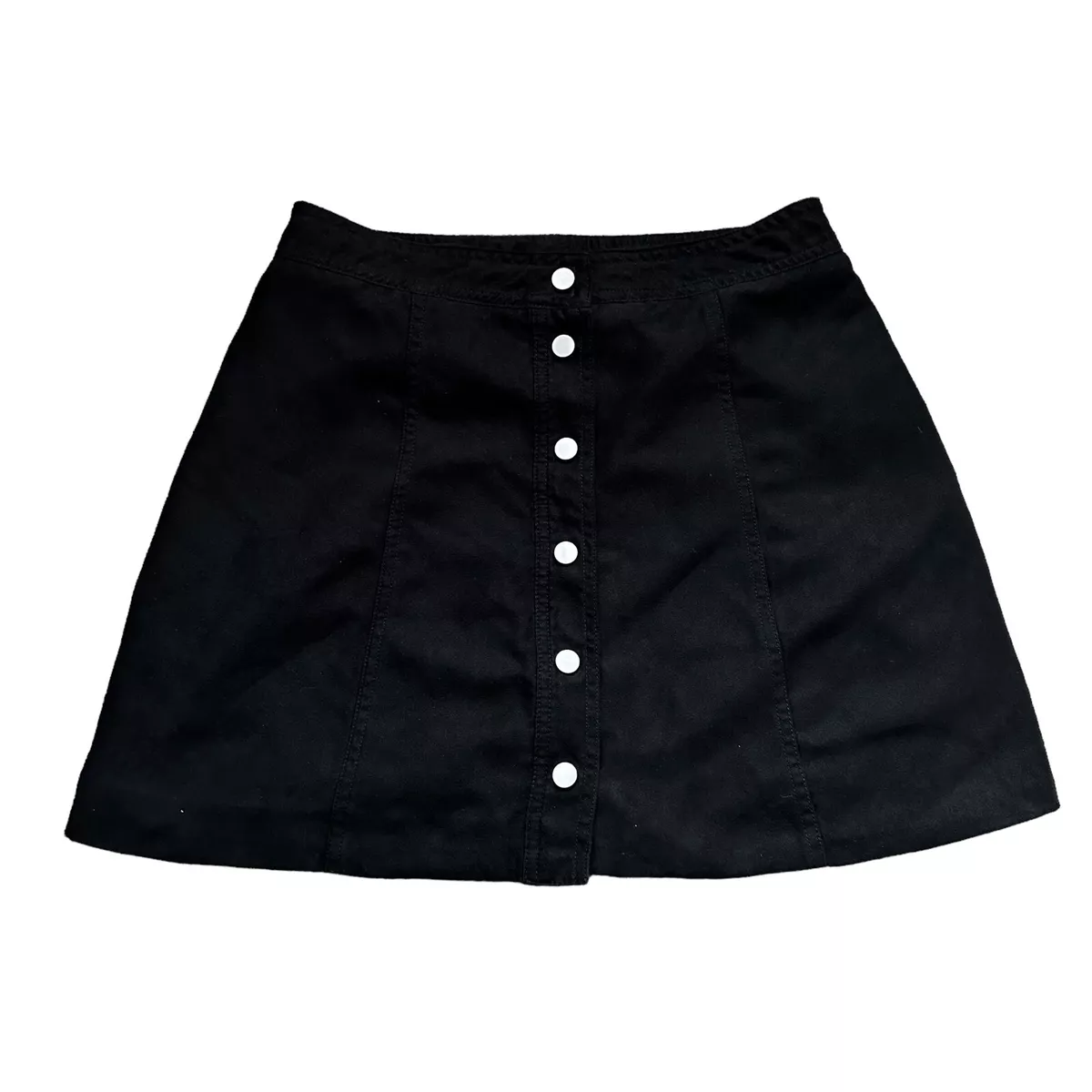 H&m top button skirt