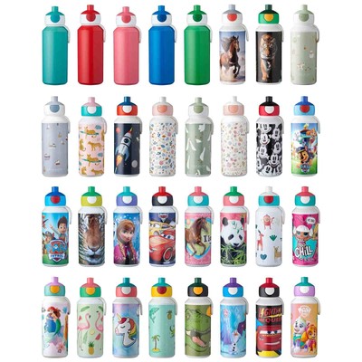 Mepal CAMPUS Trinkflasche Pop-Up Kinder Wasserflasche Auslaufsicher To go 400 ml