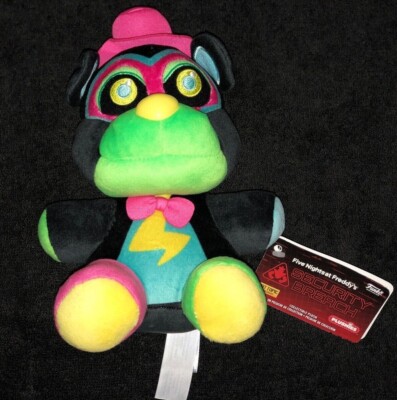 FNAF Five Nights At Freddys Funko Security Breach Blacklight FREDDY HOT TOPIC EX
