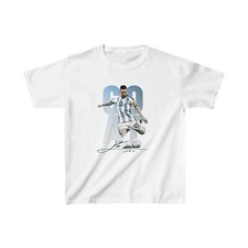 Messi GOAT Kids Heavy Cotton Tee - Lionel Messi original artwork tshirt