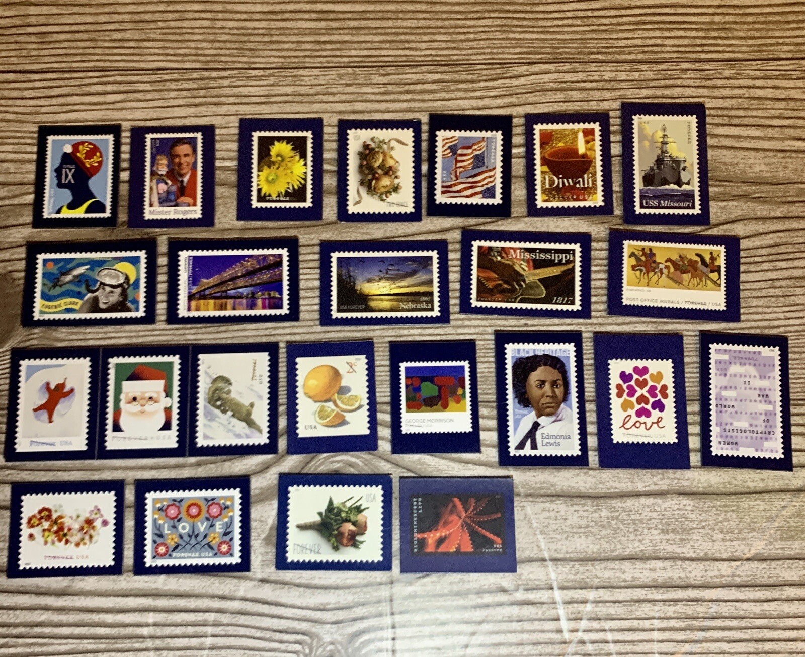 UNITED STATES POSTAL SERVICE USPS STAMP LOT OF 24 eBay