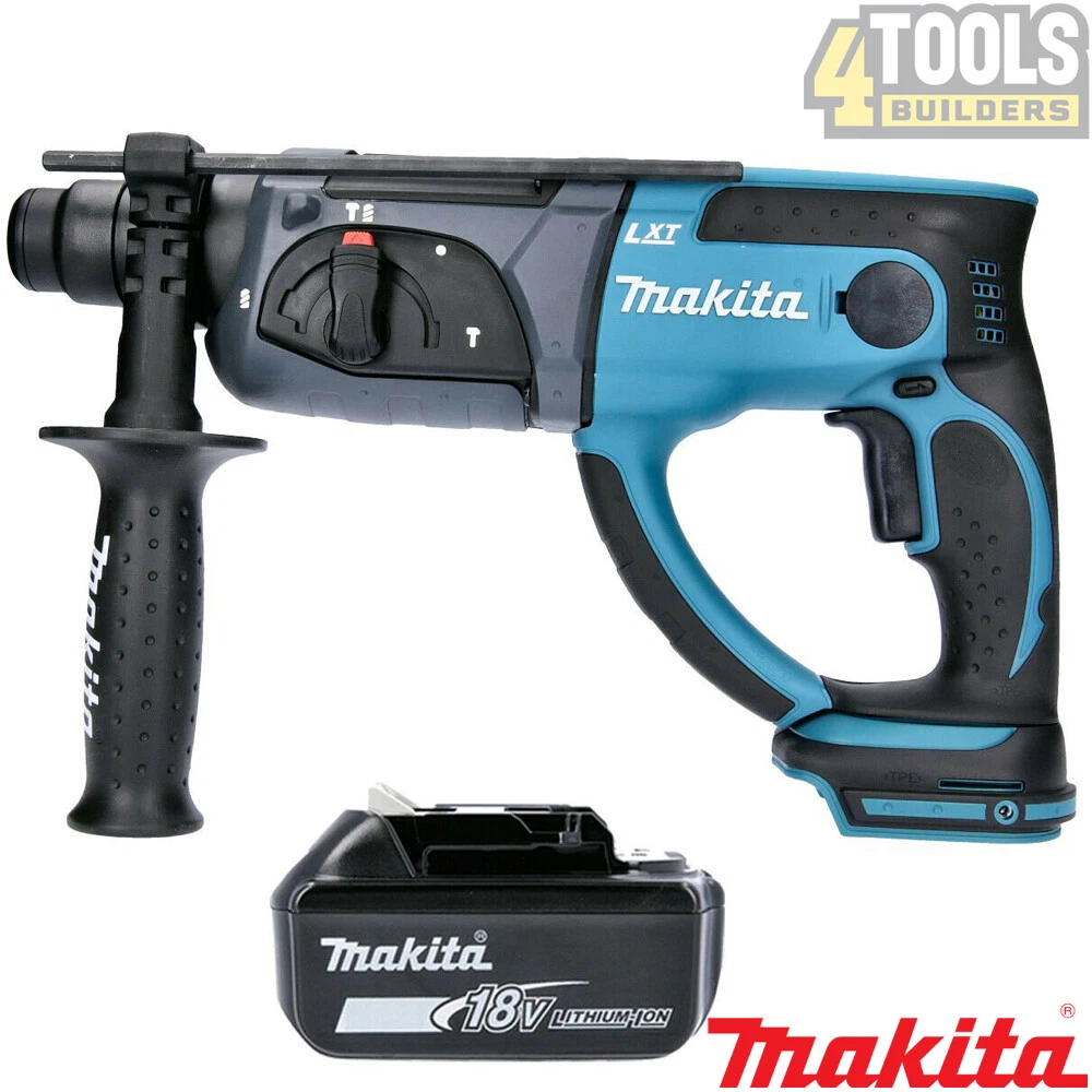 Makita DHR202 18V Li ion SDS Plus Rotary Hammer With 1 x BL1860