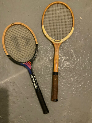 Raquette De Tennis Vintage En Bois, Cadre Ancien, Décoration Ou Collection