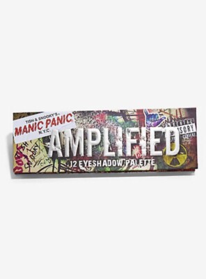 MANIC PANIC AMPLIFIED EYESHADOW PALETTE OFFICIAL RARE LICENSE BRAND NEW PUNK EMO