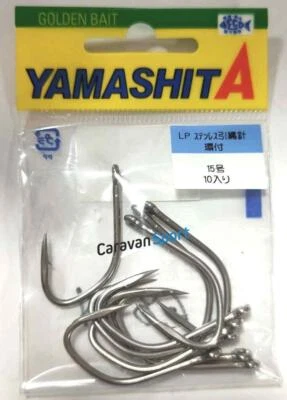 YAMASHITA - MARIA AMI DA PESCA CON OCCHIELLO YAMASHITA LP STAINLESS SINGLE HOOK ACCIAIO TRAINA MAR