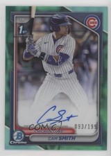 2024 Bowman Draft Chrome Prospect Aqua Lava Refractor 93/199 Cam Smith Auto 4k8