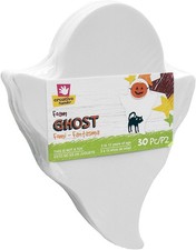 Creative Hands Foam Ghost Shaped Halloween Decorations 30 Pieces