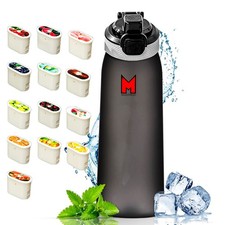 700ml Flavour Pod Water Bottle with 13 Pods – BPA-Free Tritan Leakproof Straw