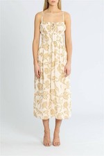 Faithful the brand, Francesca midi dress, size S RRP £290