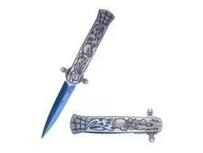 8.5" Heavy Duty Spring Assist Tactical Pocket Knife Folded Survival Knife w/Clip