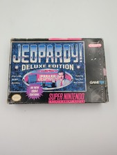 Jeopardy -- Deluxe Edition (Super Nintendo Entertainment System, 1993) CIB
