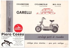 GARELLI Katia ELECTRIC 60s catRic RARE NEW original spare parts catalog