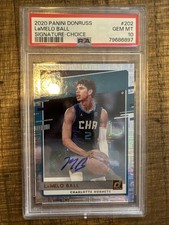 2020 Panini Donruss - Rated Rookies LaMelo Ball #202 Choice Signatures (AU, RC)