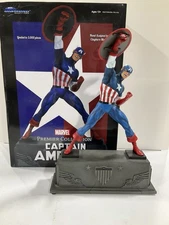Marvel Premier Collection Captain America Statue Low Number 130/3000 2017 W Box
