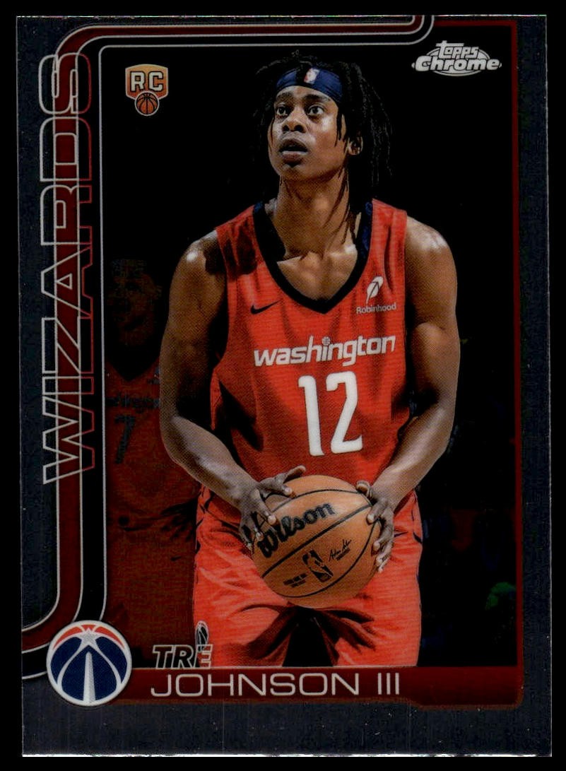 2025-26 Topps Chrome #256 Tre Johnson III