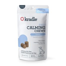 Kradle Calming Soft Chews for Dogs, Chicken Flavor, Stress  Anxiety, 30 Count