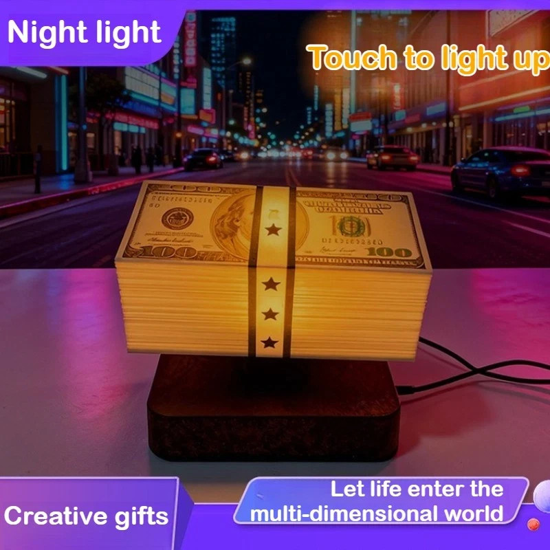 Magnetic Levitating Dollar LED Night Light GTA Money Floating