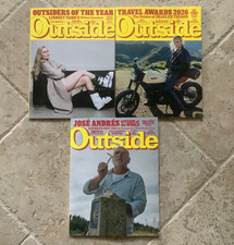Outside Magazines Winter- Summer 2026 Lindsey Vonn, Charlize Theron, Jose Andres