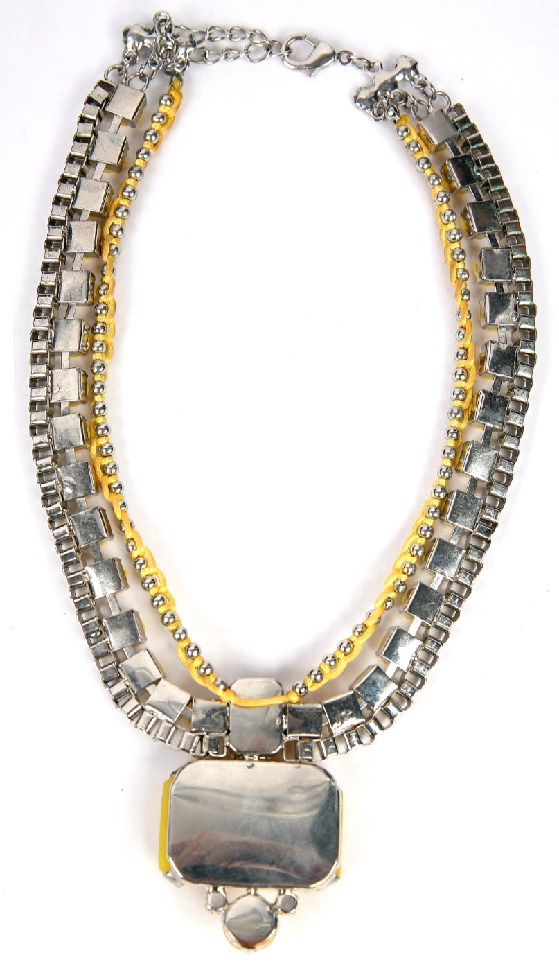 Vintage Inspired Multi Strand Statement Necklace … - image 9