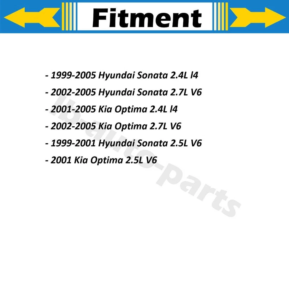 Mangueira de freio dianteiro 2x para 1999-2001 Hyundai Sonata 2.5L - Imagem 2 de 4