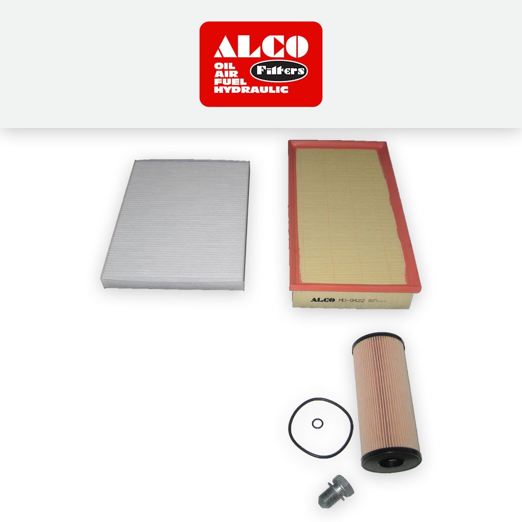 SERVICE KIT for AUDI A3 (8L) 1.9 TDI ALCO OIL AIR CABIN FILTERS (1996-1997)