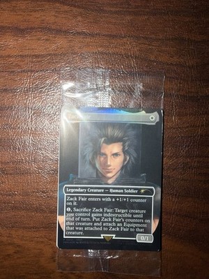 MTG Zack Fair Promo FFVII REBIRTH Nintendo Switch 2 Pack-In Bonus Sealed