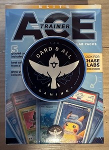 Ace Trainer Slab Packs: ELITE PLUS+ (5 Premium Pokémon Slabs included) - C954