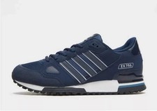 Adidas Originals ZX 750 Uomo (UK 7 e 8) Colore Navy-Bianco-Nero Nuove